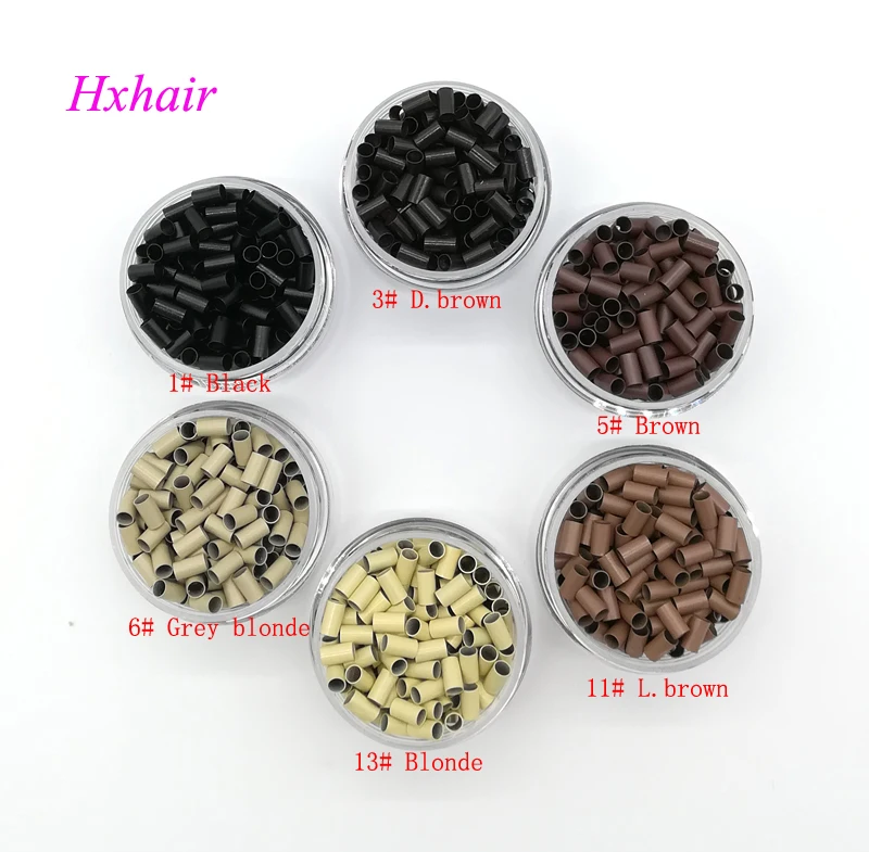 Бесплатная доставка 5000 шт 3 5 мм медные трубки микро кольца/звенья бусины/черный d