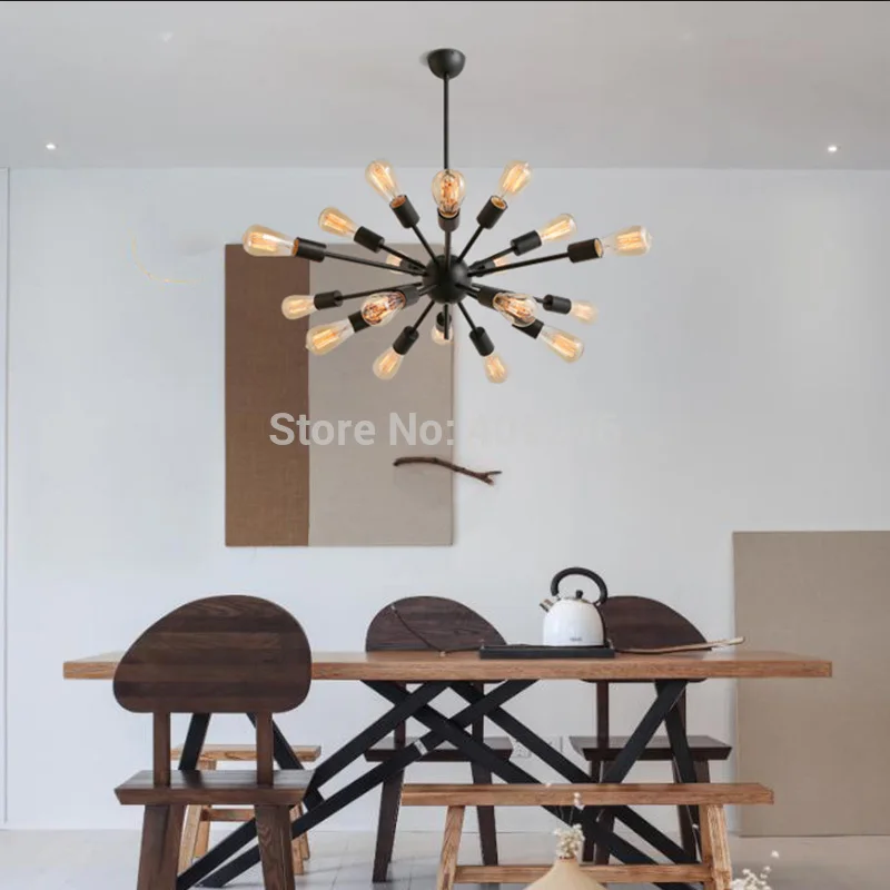 RH Лофт Американский Сельский промышленный штормовый фонарь 18 огней droplight