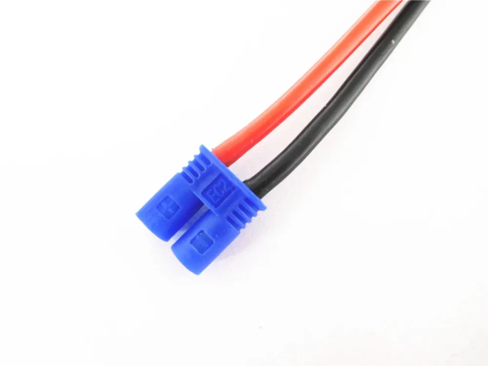 50 шт. EC2 свинцовый кабель для зарядного устройства Hubsan H501S 15 см 16AWG силиконовый