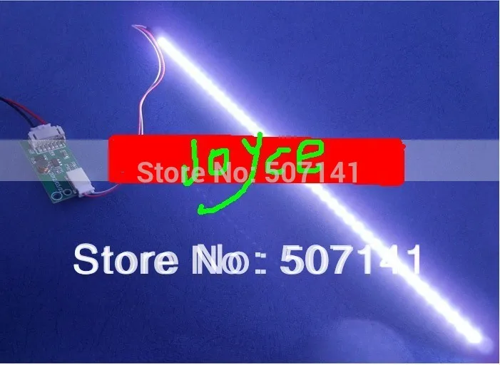 Free shipping 220mm brightness led backlight strip kit,Update your 10inch laptop ccfl lcd to led panel screen