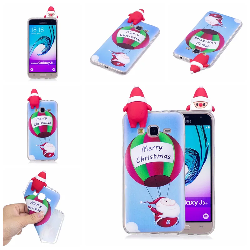 Christmas Doll Gift Phone Soft TPU Silicone Case Cover Hull Shell Coque Fundas for Samsung Galaxy J3 J5 J7 2016 J310 J510 J710 |