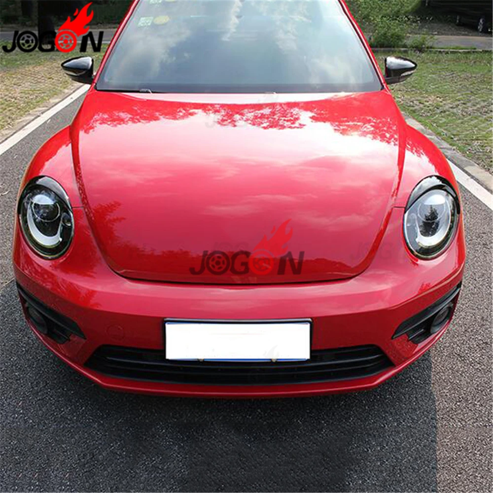 Автомобильная черная фара для бровей век Накладка для Фольксваген Beetle A5 2012- 2 шт