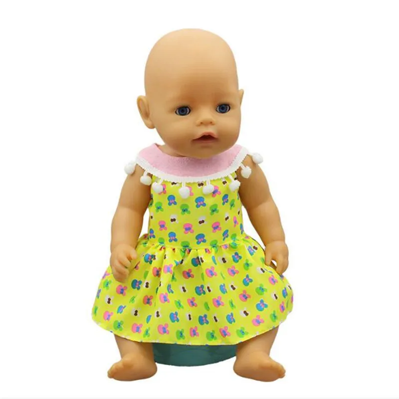 Born New Baby Fit 18 дюймов 43 см Одежда для куклы розовый лист Фламинго Единорог Русалка Одежда Аксессуары для ребенка подарок на день рождения