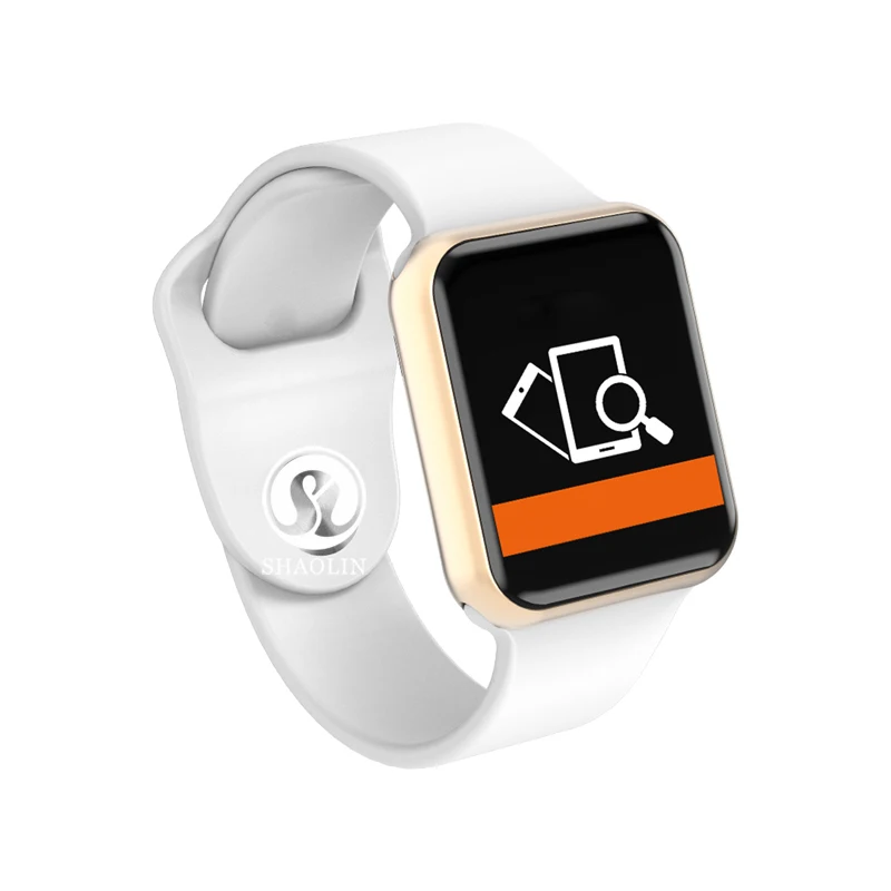 White Bluetooth Смарт часы серии 4 Смарт-часы чехол для apple iPhone Android смартфон Reloj Inteligente не apple Watch(красный Butto - Цвет: White