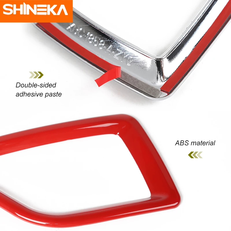 Хромированный Стайлинг SHINEKA для Jeep Cherokee ABS автомобильный передний бампер