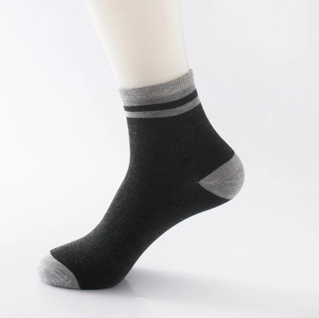 Calcetines Tobillero Hombre 1 пара мужские неэластичные 100% чистый хлопок носки цвета хаки