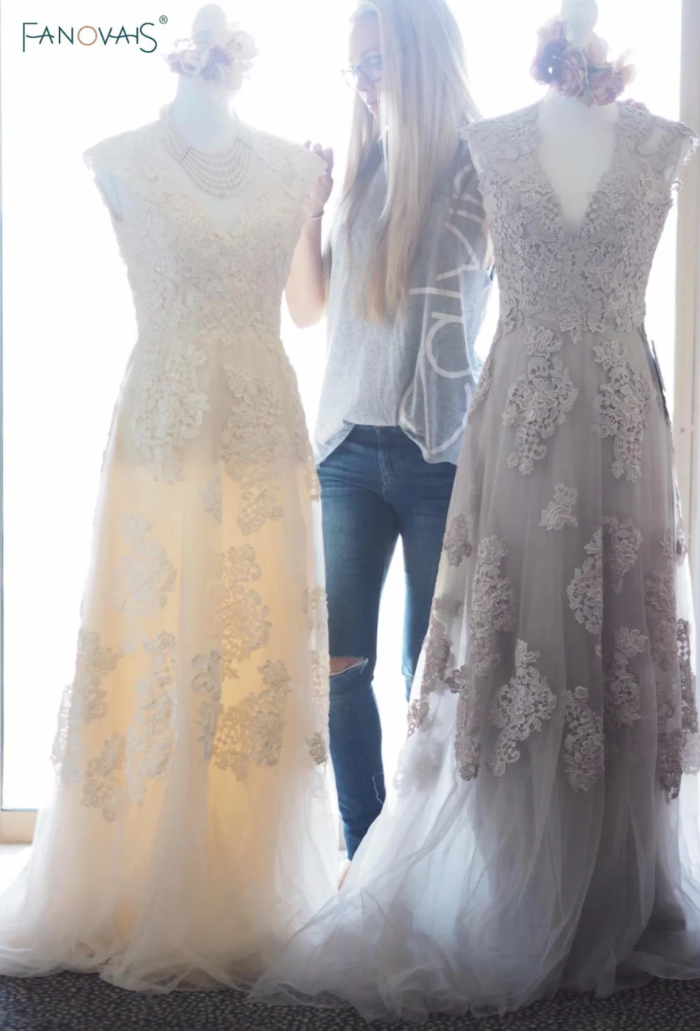 Винтажное кружевное свадебное платье Boho robe de mariee gelinlik, Пляжное кружевное свадебное платье es размера плюс, vestido de noiva de renda