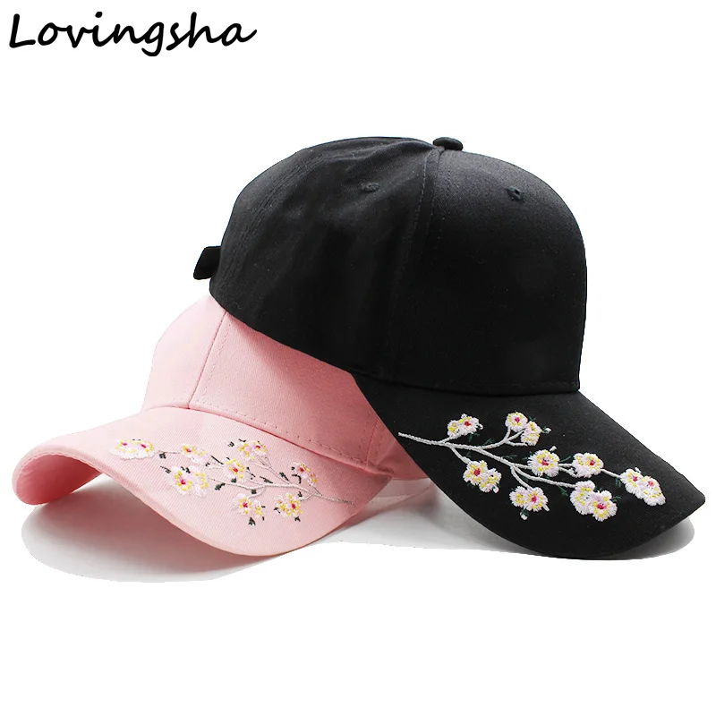 Lovingsha оптовая продажа цветочный женский Бейсбол Кепки Snapback шляпа летние Весна