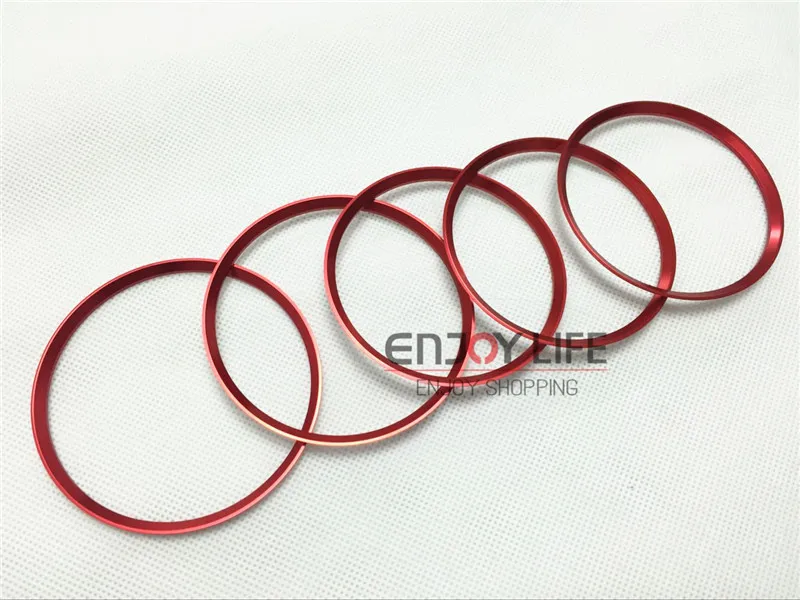 5 шт. красный кондиционер устанавливаемое на вентиляционное отверстие в салоне