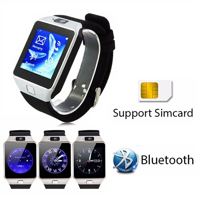 Dz09 Smart Watch Apple Android мобильного телефона Мужская SmartWatch 09 с поддержкой камеры 3G