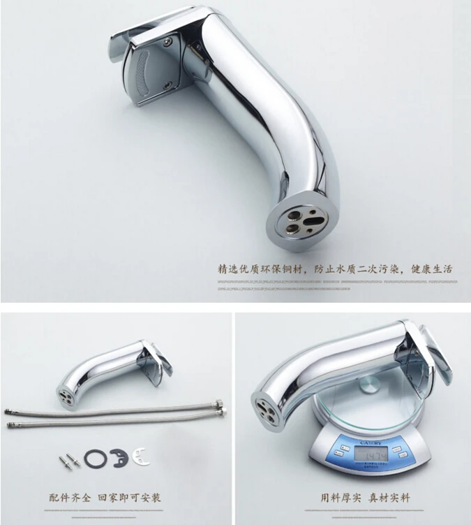 

fashion high quality unique design bathroom high waterfall sink faucet basin faucet tap mixer with 50 cm plumbing hose