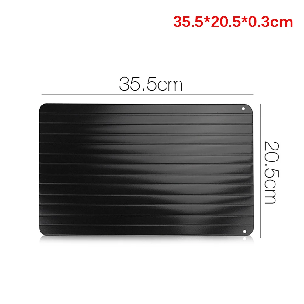 35.5x20.5x0.3cm 3 мм быстрая пластина для разморозки доска замороженная еда мясо рыба Фрукты Быстрый Лоток Для Оттаивания безопасности Поддон Для Оттаивания для кухни еда разморозка - Цвет: 35.5x20.5x0.3cm