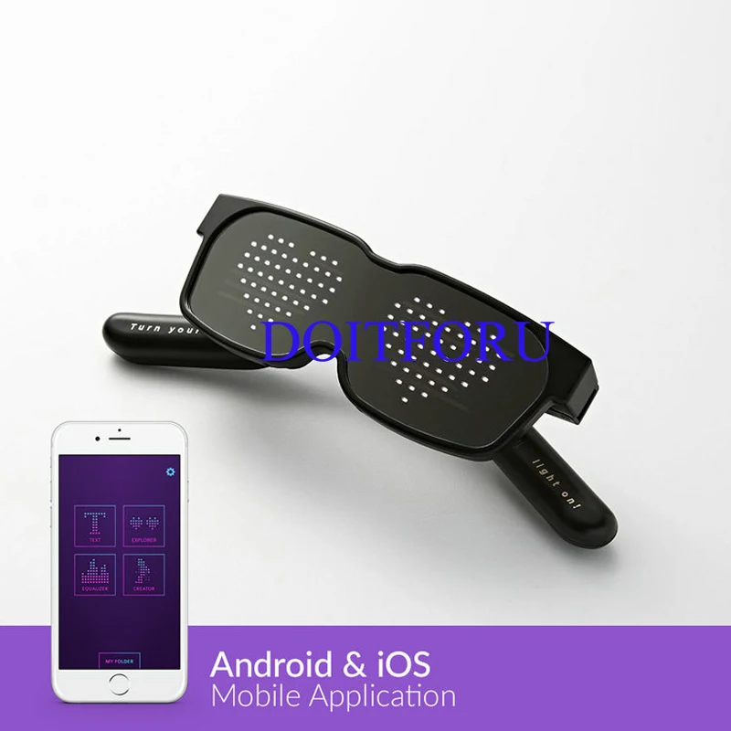 Новейшие мартинсы в стиле Гаррикс со светодиодсветильник кой очки для защиты