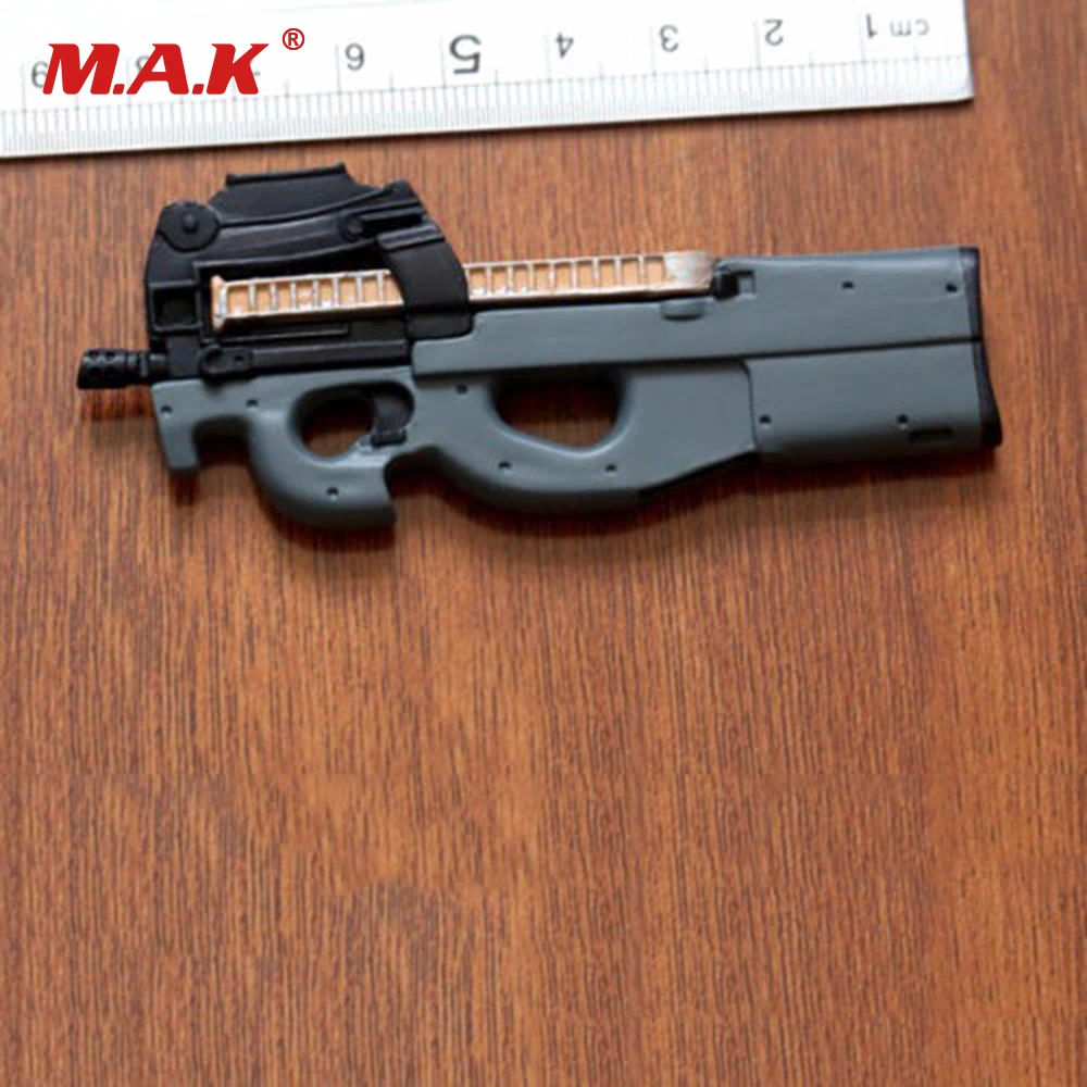 1:6 солдат фигурка с оружием P90 модель Пластик стрелковое орудие игрушка для детей