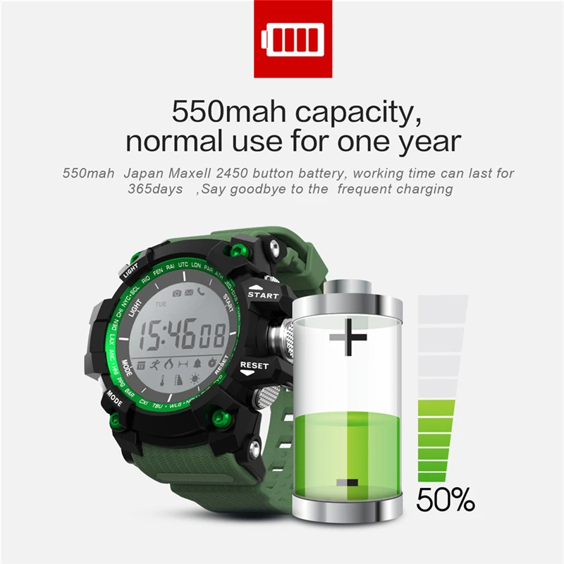 Мужские наручные часы с Bluetooth EX16 умные уведомлением дистанционное управление