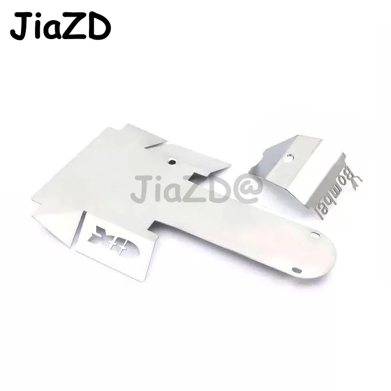 Сплав передняя + задняя ось защита шасси бампер пластина для осевого AX90048 бомбардировщик RR10 1/10 rcok cralwer грузовик RC игрушка F007