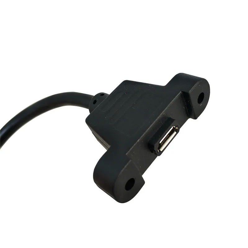 Micro-USB 5pin Micro USB 2 0 Штекерный разъем для Женский удлинитель 30 см 50 с отверстием