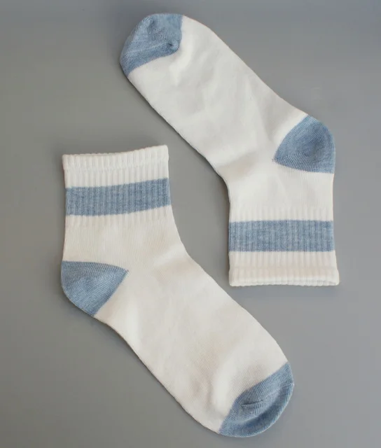 5 pairs Set Women Socks white short sock soft cotton light colors sweet | Женская одежда