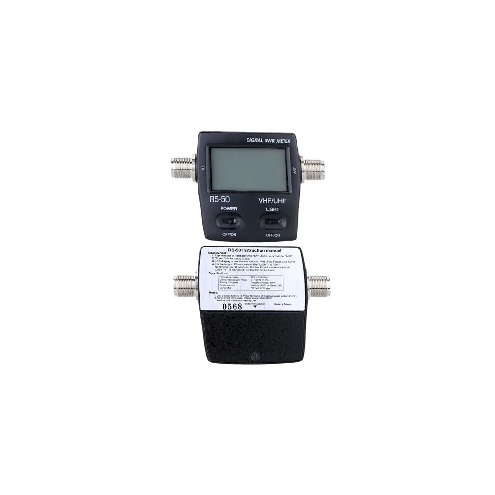 Walkie Talkie Digital Power Meter SWR Standing Wave Ratio Energy Meters LED Backlight Wattmeter Single Phase120W for HAM Radio