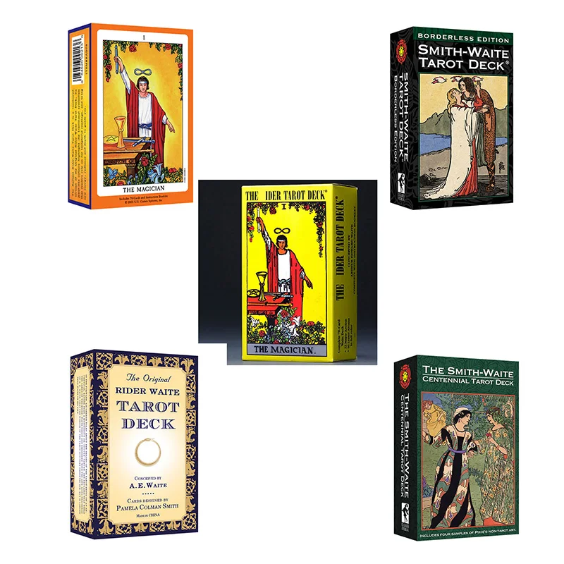 5 Kinds Tarot Deck Board Game Cards Full English Edition For Family/Friends | Спорт и развлечения