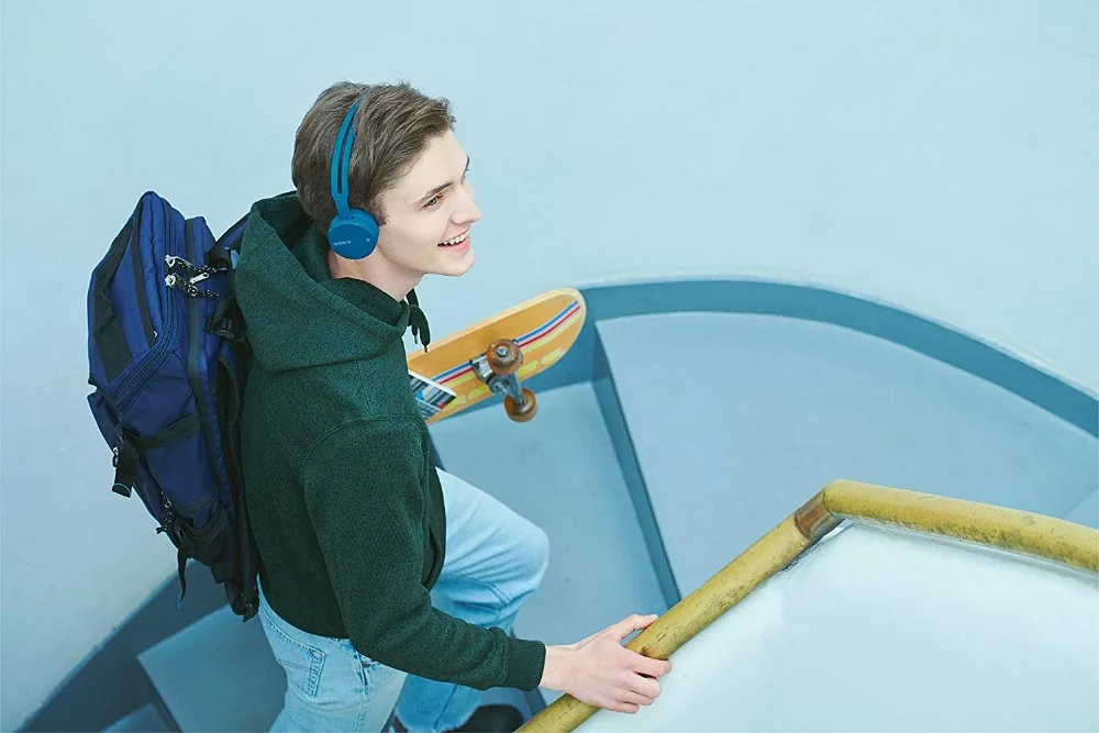 Оригинальная Беспроводная стереогарнитура Sony WH CH400 стильные легкие Bluetooth