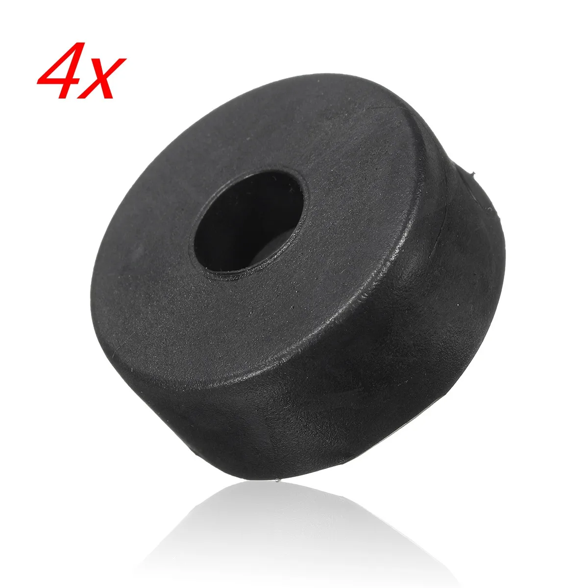 4pcs 1 шт./4 шт. 38 мм x 15 мм Прочный Hifi динамик шкафы резиновые ножки Бамперы демпфер Pad базовый чехол новые аксессуары для динамиков - Цвет: 4pcs