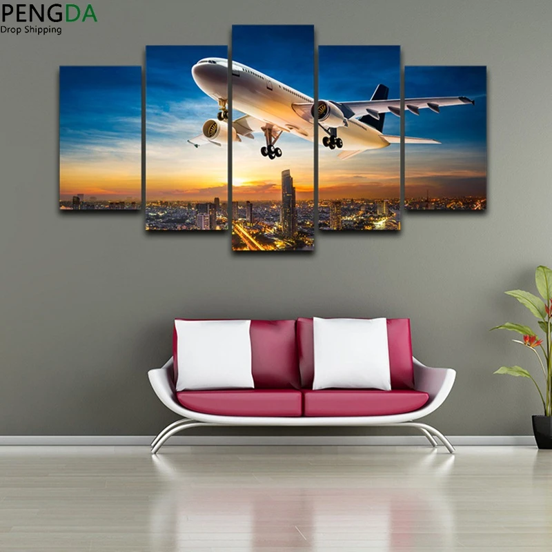 Модульные картины HD Печать холст Рамка Картина маслом настенное искусство 5