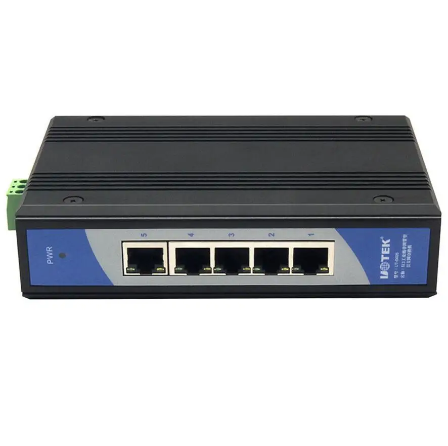 UT-6405 5 портов промышленного класса Неуправляемый коммутатор Ethernet 100 Мбит/с
