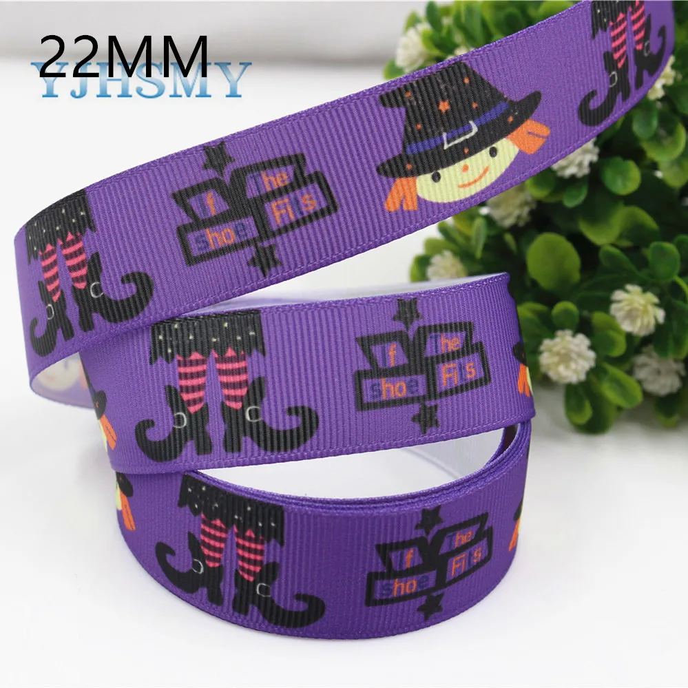 YJHSMY H-17506-125 22 мм 10 ярдов мультфильм ленты термопечать grosgrain Свадебные аксессуары DIY
