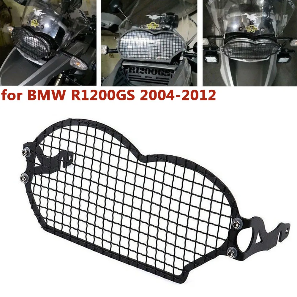 

Motorcycle Front Headlight Guard Protector Cover Stainless Steel Protection Grill For BMW R1200GS 2004-2012
