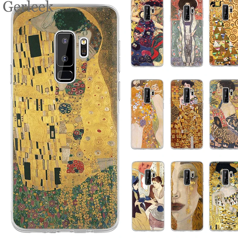 Чехол Desxz Gustav Klimt для Samsung Galaxy A3 A5 A6 A7 A8 A9 A10 A30 A40 A50 A70 защитный чехол|Чехлы-накладки| |