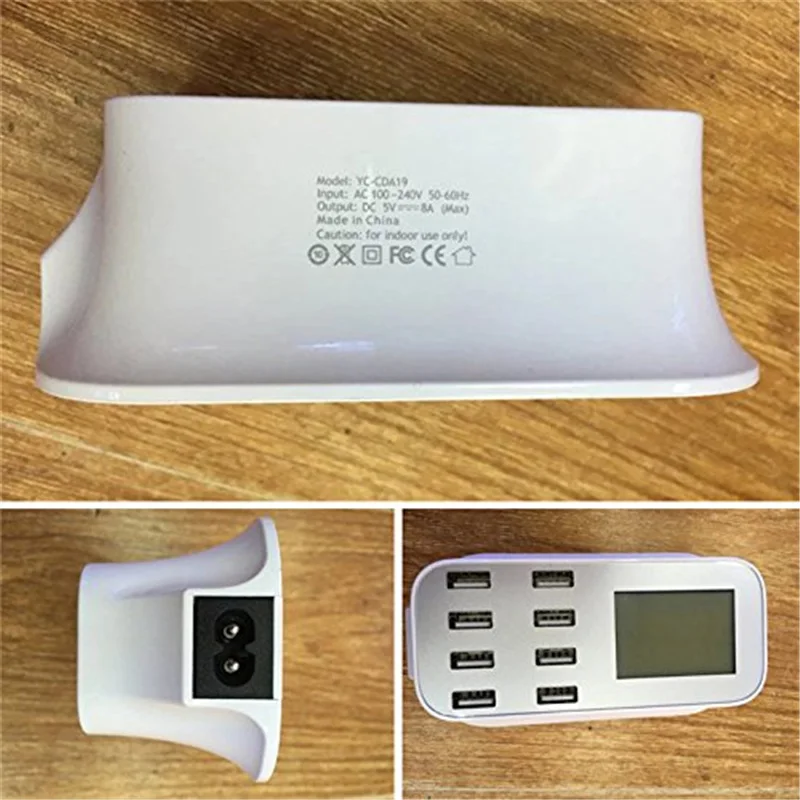 Универсальное Новое портативное настенное зарядное устройство с 8 портами USB