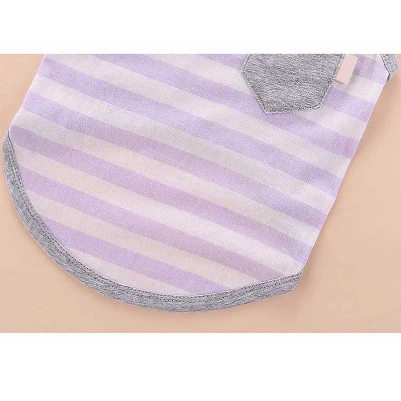 Летняя жилетка в полоску с рисунком собаки из мультфильма футболка кошкой