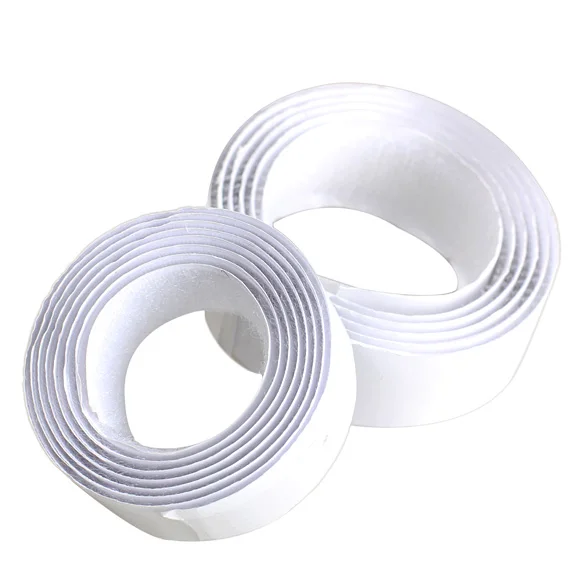 2 рулона сильная самоклеющаяся волшебная липучка застежка 1 м белый 30|tape fastener|loop