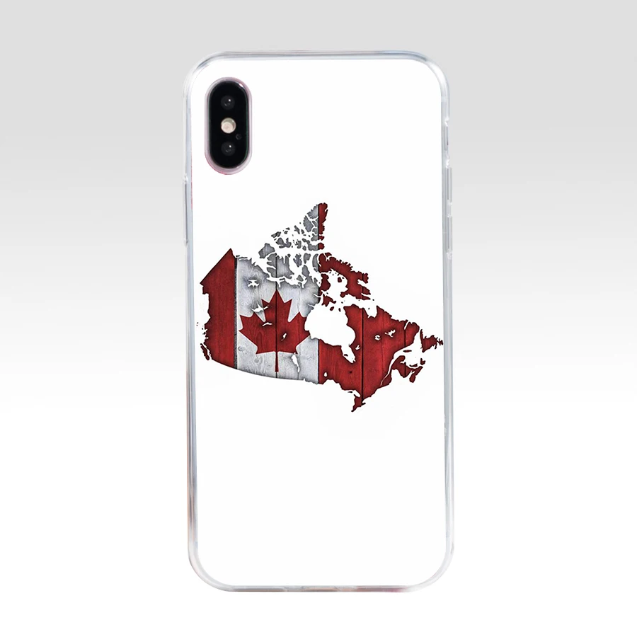 129AQ Canada Canadian Flag CA Banner Soft Silicone Tpu Cover phone Case for iphone 5 5s se X XR XS Max case | Мобильные телефоны и