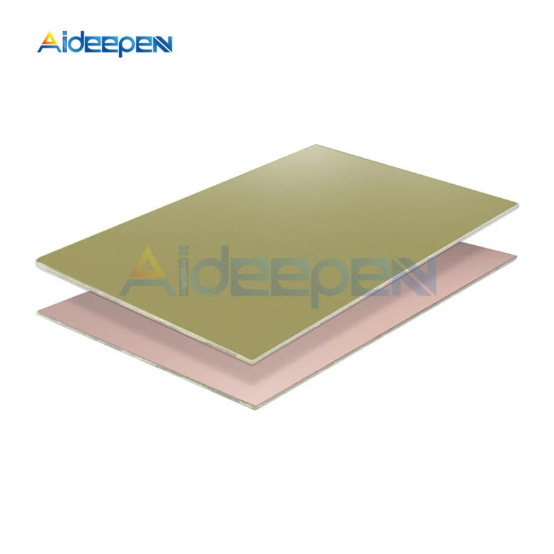 Single 10x15 1 шт. FR4 PCB 7x10 см 10x15 см Одиночная/двухсторонняя медная плакированная пластина DIY PCB комплект ламинированная печатная плата 7*10 см 10*15 см - Цвет: Single 10x15