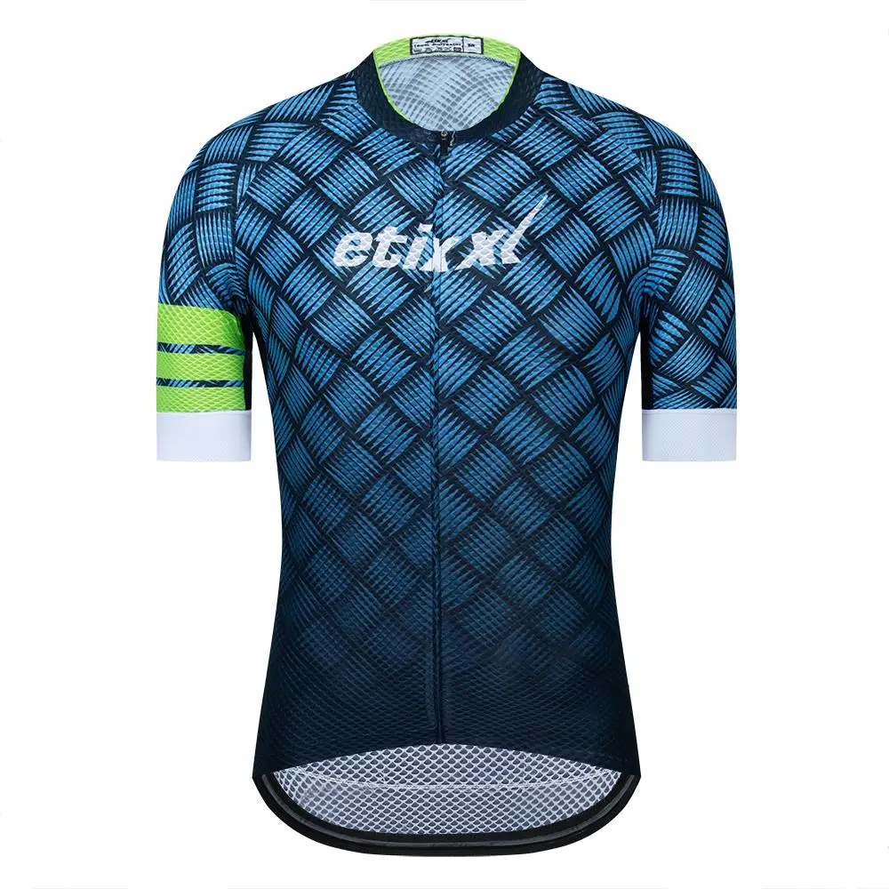 Maillot Pro team Лето Велоспорт короткий рукав Джерси Весна Красный Мужская mtb Одежда для велосипедистов Италия ткань Майо ciclismo