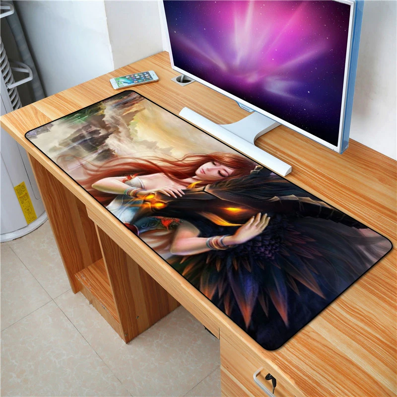 FFFAS 70*30 см большой игровой коврик для мыши Коврик нескользящая резиновая ткань