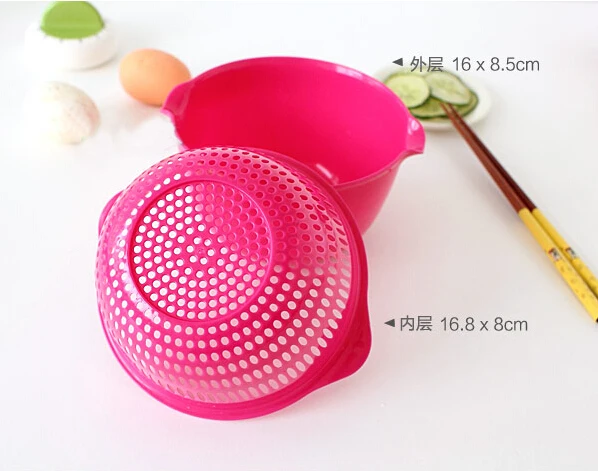 1 шт. кастрюля двойной фруктовый чай экрана падения мыть с нагрузкой