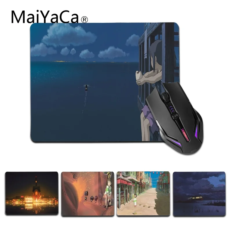 

MaiYaCa Новые поступления Miyazaki аниме Пользовательский Ноутбук игровой маленький коврик для мыши Размер для 25x29 см силиконовые коврики