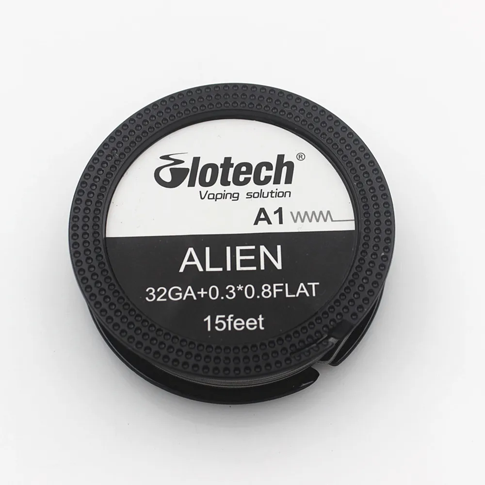 Glotech Alien Tiger Fused Clapton A1 нагревательный провод, смешанная витая катушка, провод для DIY RDA RBA, распылитель, здание, катушки для вейпа (art.: 7a9ac3142) - 7a9ac3142