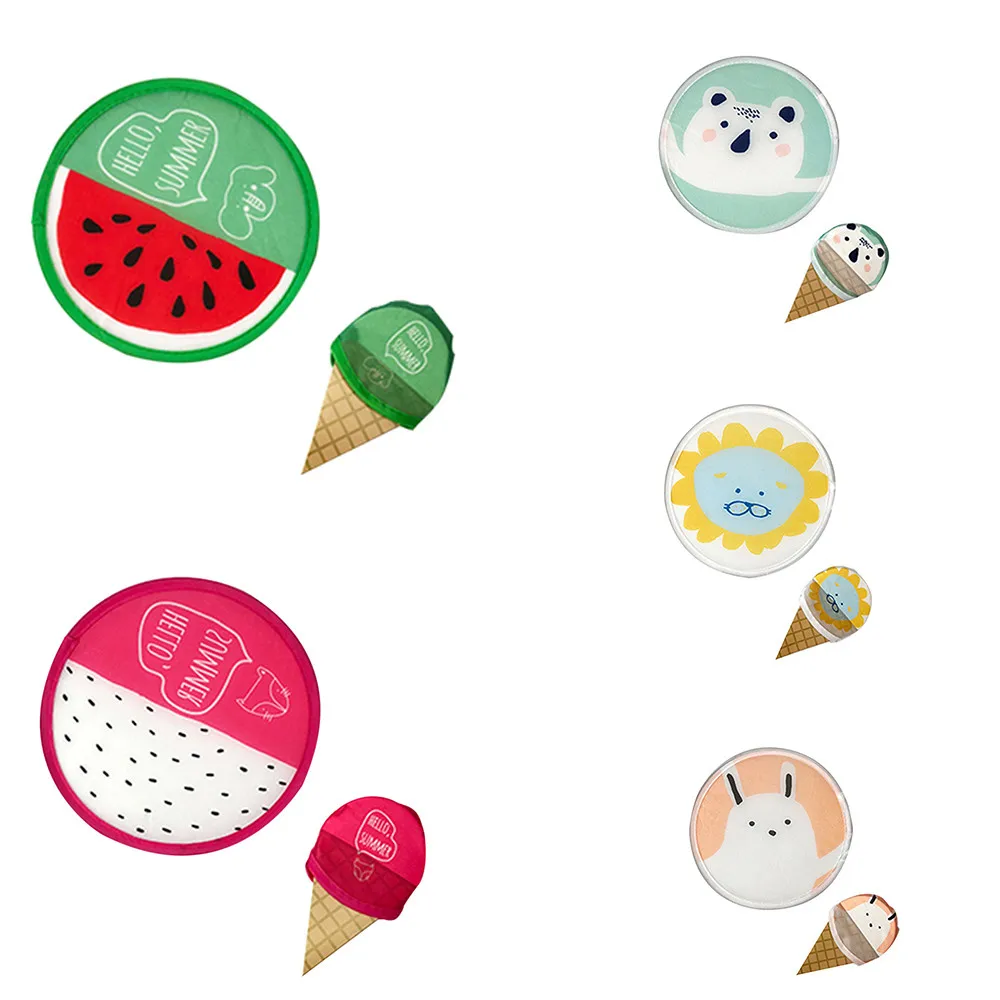 Мини Складной вентилятор с фруктовым карманом из полиэстера портативный Funzip