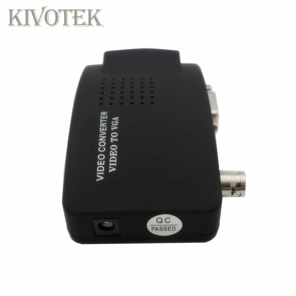 KIVOTEK 3 шт./лот высокого resolutcin видео S-Video BNC для VGA конвертер адаптер CRT/ЖК-дисплей