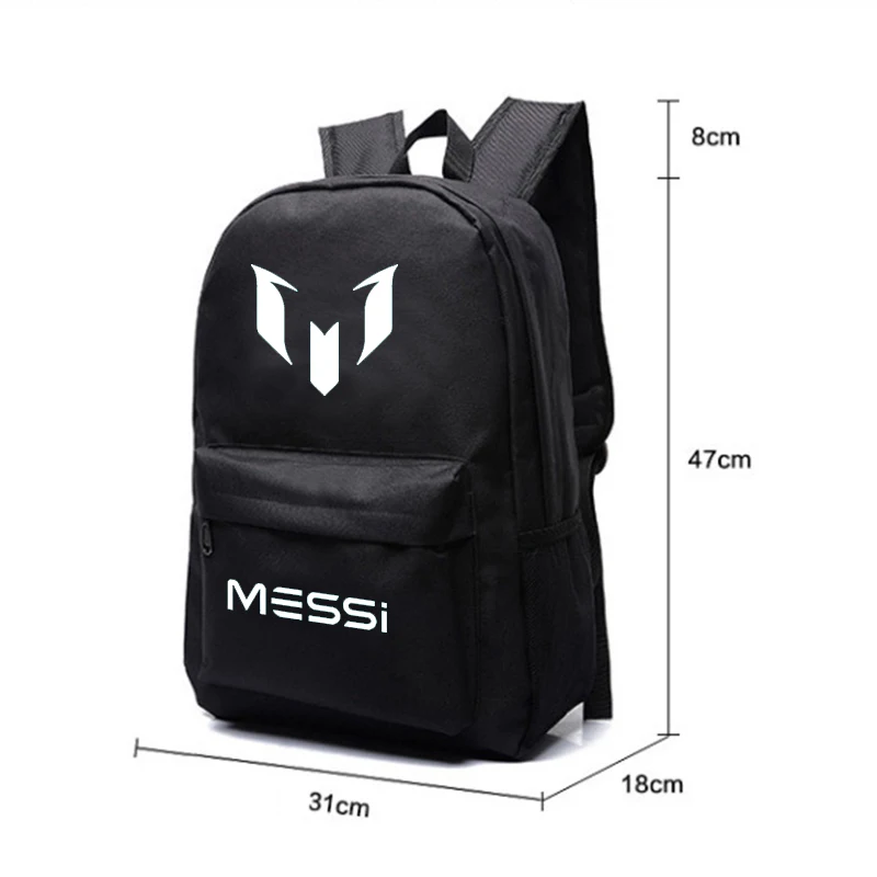 Рюкзак с логотипом Месси для мальчиков мужская сумка путешествий в Барселоне