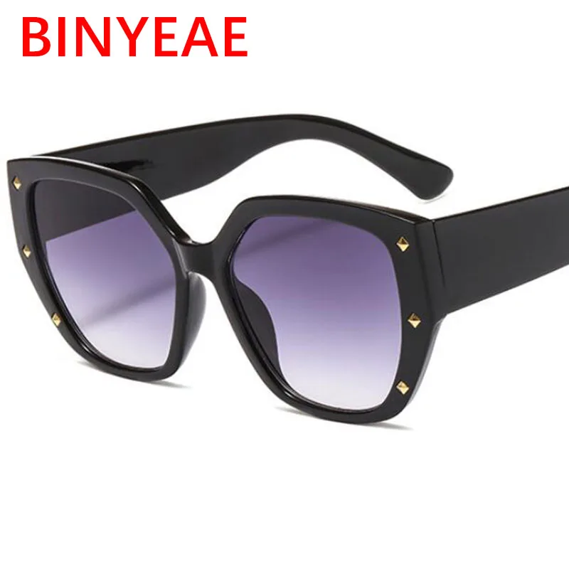New Fashion Square Sun Glasses Women Men Brand Designer Cute Rivet Punk Style White Sunglasses Lady PC Frame Shades UV400 | Аксессуары