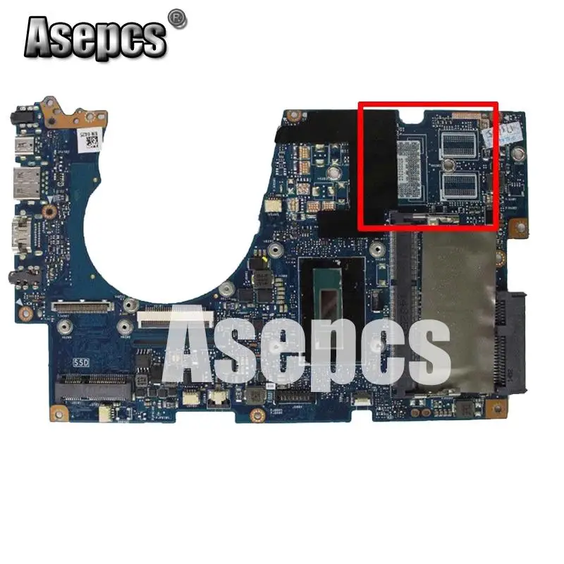 Asepcs UX303LA материнская плата для ноутбука ASUS UX303LA UX303LB UX303LN UX303L UX303 тестовая оригинальная материнская плата 4G ram I5-4210U