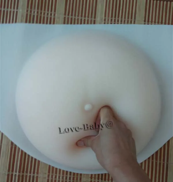 

Big 7~9 month silicone jelly belly simulate pregnancy baby bump fake pregnant belly drop shipping wholesale