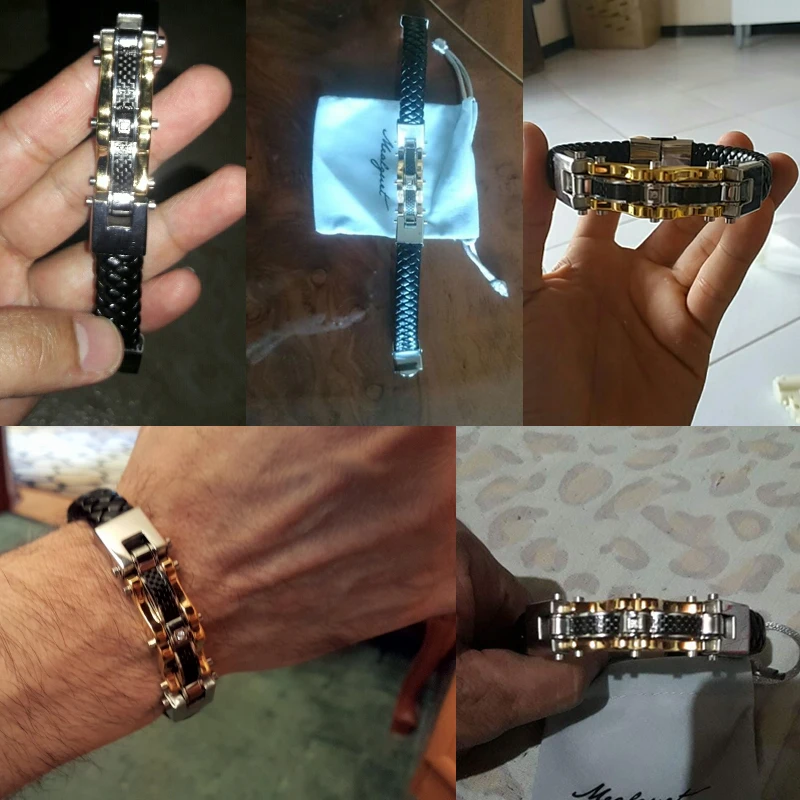 Мужской браслет из натуральной кожи золотистого цвета|bracelets for|charm braceletmen bracelet |