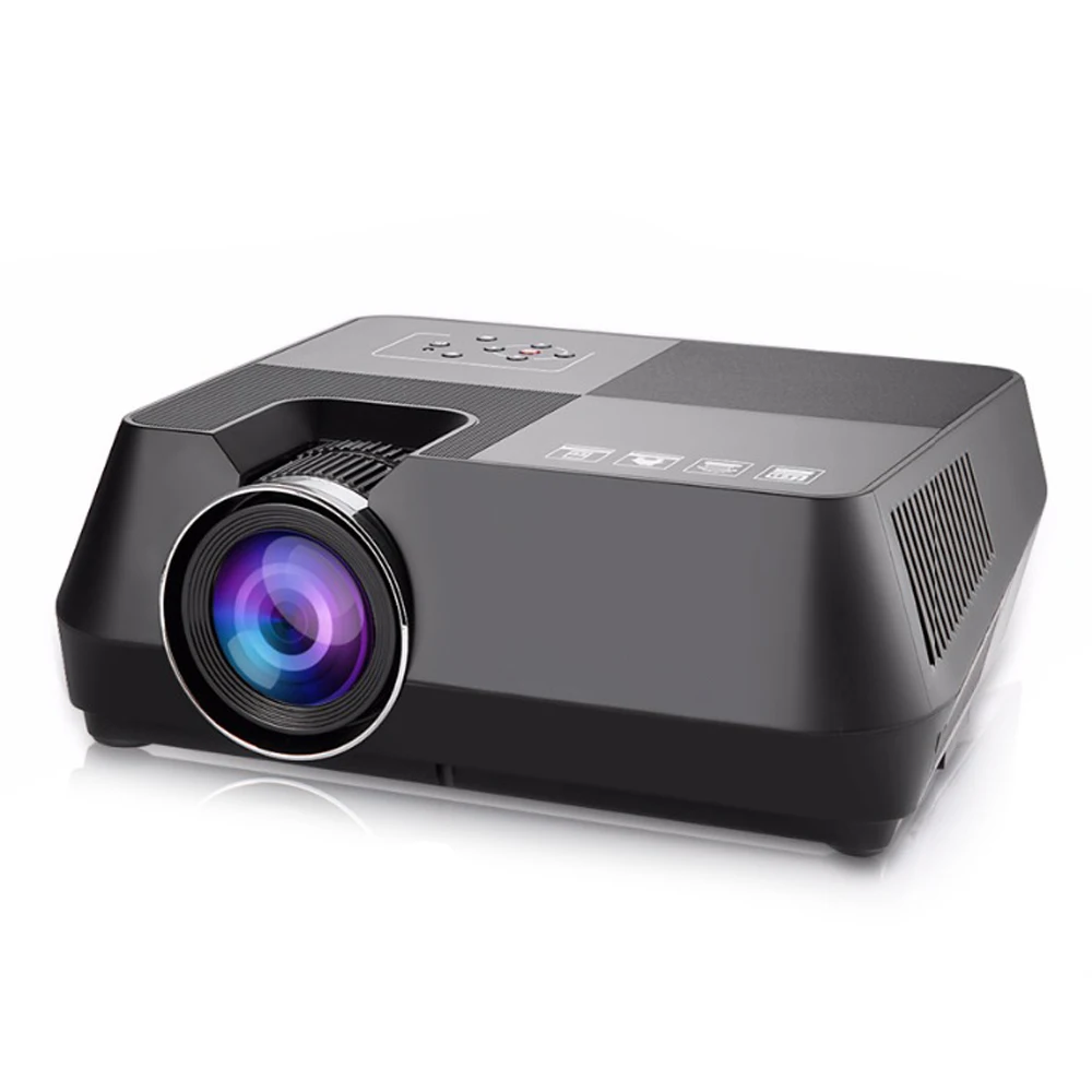 Портативный мультимедийный ЖК проектор GT S8 800*480 с HDMI USB AV VGA поддержкой 720P TF