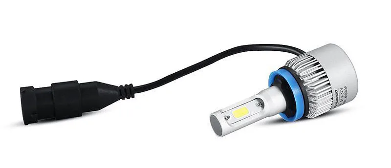 Auxmart светодиодные H7 H4 H11 лампы H1 H3 HB4 9006 HB3 9005 H13 светодиодных головных фар 72 Вт 8000lm 6500 к Светодиодная лампа авто H 7 11 светодиодные лампы для автомобильных фар(12 v